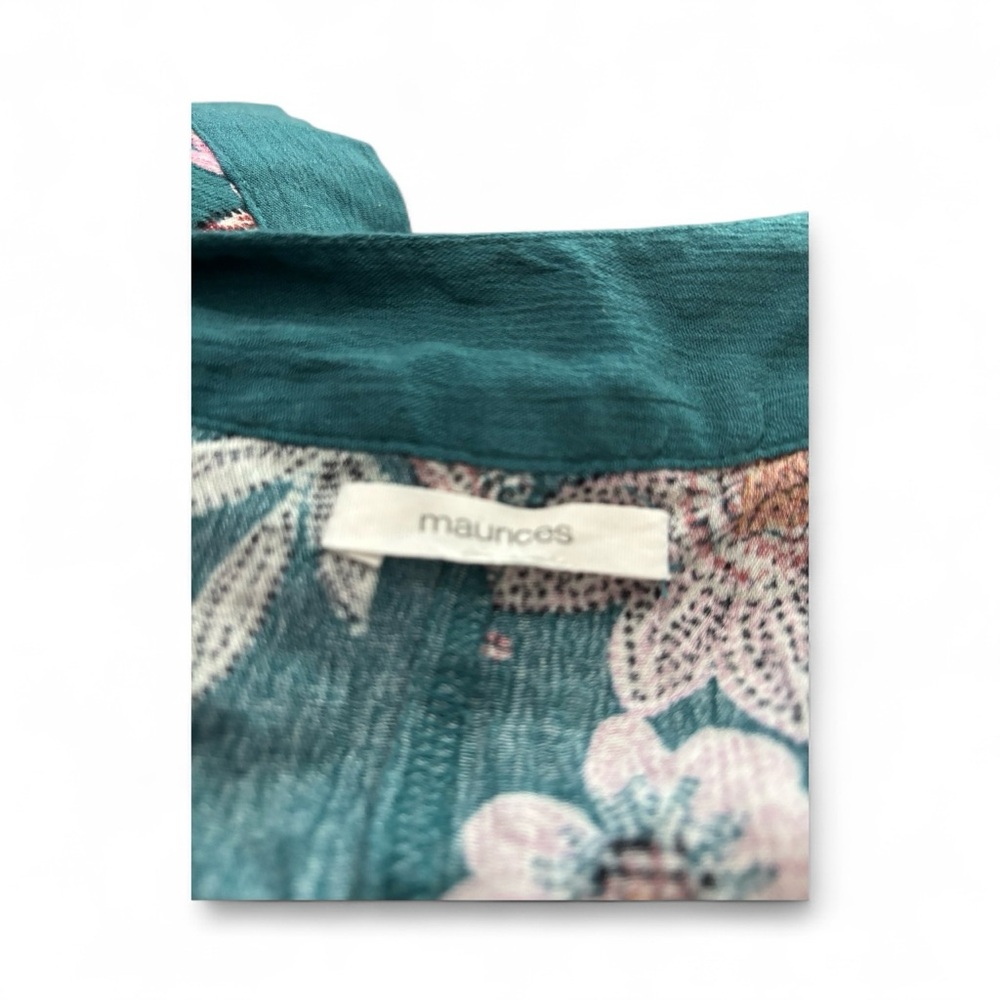 Maurices Teal and Pink Floral Top
Item # 141 - Picture 3 of 6